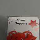 4 x Straw Toppers