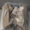 MiniArk Large Shallow Organizing Baskets 15x11x5.1 Inches - Rope Woven Storage Bins for Bathroom, Shelves, Cube Closet, White Mixed Brown 2 Packs