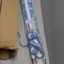 Tommy Bahama ANCHORX Beach Umbrella, Blue Stripe, 7 ft Canopy
