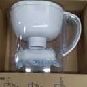 Brita Large Water Filter Pitcher for Tap and Drinking Water with SmartLight Change Indicator, Includes 1 Standard Filter, BPA-Free, Lasts 2 Months, 10-Cup Capacity, Bright White