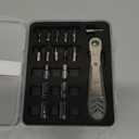 AXTH 17in1 Right Angle Ratcheting Screwdriver Set, [Bearing Steel] 36-Tooth Mini Ratchet Wrench, Men Gifts, Low Profile Ratchet Screwdriver, Magnetic Offset Screwdriver Repair Tool
