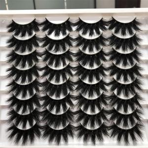 ALICROWN Dramatic Eyelashes Thick Mixed False Lashes Lightweight Handmade Soft Volume 16 Pairs Faux Mink Lashes Pack