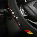 Premium Leather Steering Wheel Cover Compatible with Toyota Rav4 Camry Corolla,Non-Slip, Breathable 14.5-15inch
