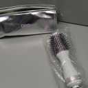 Auto Dual Voltage Hair Dryer Brush,110V-120V/220V-240V,Travel HairDryer Brush,Small Hot Airbrush,Blow Dryer Brush,Small Hair Dryer Brush,4 in 1 Hair Dryer and Styler Volumizer (White)