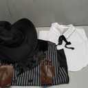 Men`s Cowboy Costume Adult Wild West Western Sheriff Gunslinger Outlaw Halloween Size Large