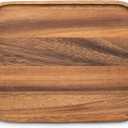 Ironwood Gourmet Small Steak Board, 7.5 x 10.5 x 0.5 inches, Acacia Wood Dinner Plate (Brown)