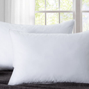 Carpenter White Pillows Mictofiber Twin Pack
2 Pack Feather Microfiber Pillows Medium Firm for Back and Side Sleepers, Queen
 of 2