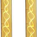 2-Pack Vintage Led Bulb Long Test Tube T10 300mm Led Filament 4W Dimmable Edison Style Decorative Light Bulb 110-130V E26