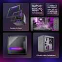 Cooler Master MasterBox Q300L Micro-ATX PC Case Compact mATX Computer Case with Magnetic Dust Filters, Modular Adjustable I/O Panel, Perforated Airflow Design, 1 x 120mm Pre-Installed Fan, Black