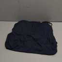 Ribbed One Piece Swimsuits for Women Button up Swimwear Tummy Control Retro Bathing Suits (X-Large, Navy)