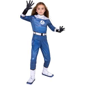 MARVEL Invisible Woman Official Youth Halloween Costume (Blue, L)