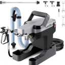 Airless Paint Sprayer, 3000PSI High Efficiency Paint Sprayer Gun,Thinning-Free,with Accessories Storage Space,with Extension & Other Accessories, Paint Sprayer for House Painting