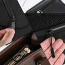 32 Pack Zipper Pull Replacement Kit Universal Detachable Zipper Pulls Tabs Zippers Pull Replacement Luggage Zippers Pulls for Backpacks Purses Jackets Boot Coat Clothing Pants, Black Silver