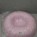 Cat Cave,Cat Tunnel Bed for Indoor Cats,Cat Donut Tunnel for Pet Cat House,Detachable Round Cat Felt & Washable Interior Cat Play Tunnel (Pink,Small)
