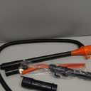 Electric Fuel Transfer Pump Powered, 3GPM Portable Fluid Transfer Siphon Pump with Oil Pipeline