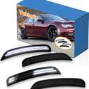 4PCS LED Fender Side Marker Lights Smoked Lens for Chrysler 300 2015-2024 -Replace OEM Part # 68213844AD/68213845AD/68214402AD/68214403AD, Front & Rear Bumper Side Marker Lamps (White Light)