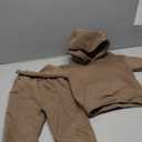 MYGBCPJS Youth 2PCS Jogger Outfits Set Fleece Hooded + Sweatpants Boys Girls Athletic Sweatsuits Pullover Clothes, 2-3 T