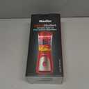 Mueller Smoothie Blender for Smoothies - Personal Blender for Shakes, Frozen Drinks, Baby Food & More, 15oz Travel Cup and Lid, Durable Stainless Steel Blades for Powerful Blending Performance, Red