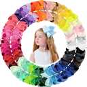 Girl Bows Hair Clip Big Hair Bows Clips for Little Girl Hair Accessories 40 Colors
