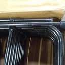 Flash Furniture Hercules Set of 10 Indoor/Outdoor Heavy-Duty Plastic Folding Chairs, Foldable Commercial Stacking Chairs with 650-lb. Static Weight Capacity, Black