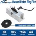 Manual Piston Ring Filer includes 120 Grit Carbide Grinding Wheel Replace 66785 66786
