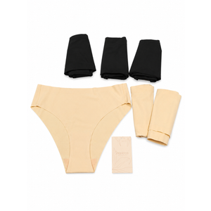 Pant 6 pcs Beige and Black Size Medium