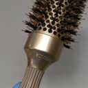 Round Brush Blow Out with Boar Bristles, Nano Thermal Ceramic Ionic Round Hair Brush for Women Blow Drying, Enhance Texture for Styling (1.75 Inch Barrel, 2.9 Inch with Bristle)