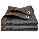 Black Shade Cloth, 3.3 x 6.6 FT Durable Mesh Tarp with Grommets, Garden Sunblock Shade Cloth Shading Antifreezing for Plants Cover, Greenhouse, Barns Kennel, Patio, Tomatoes