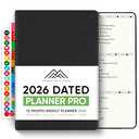 Dated, 2026 Planner, 5.8” x 8.3” - The #1 Productivity Planner to Achieve Your 2026 Goals - Planner 2026-2027 by PRODUCTIVITY STORE (A5, BLACK)