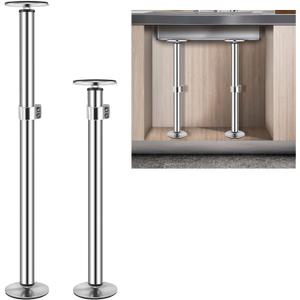 Undermount Sink Brackets for Kitchen,Stainless Steel Undermount Sink Support,Adjustable Support Legs for Bathroom,Kitchen Sink (Bottom Installation)