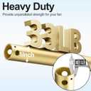 48 INCH Ceiling Fan Downrod With Built-in Wires in Same Length,1 inch Outside Diameter, Extension Rod Only Ceiling Fans Compatible, Not Threaded(Gold)
