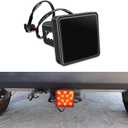 Pack-1 Trailer Hitch Lights, Durable Automotive Brake Light, Waterproof Vehicle Tail Light Replacement, Universal for Most Cars, Trucks and Vans (Black)