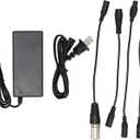 42V 2A Battery Charger, Universal Power Supply Adapter Portable for 36V Lithium Battery Power