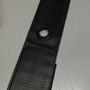 PoYang 24 Inch Faucet Mat for Kitchen Sink Splash Guard Behind Faucet, Sink Protectors for Kitchen Sink Faucet Mat Splash Guard for Kitchen Sink Area, Longer Silicone Faucet Guard Draining Mat, Black