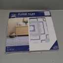FloorPops 12-in by 12-in Teal Posey Vinyl Peel & Stick Floor Tiles (10 Tiles), (10 sq.ft./Carton)