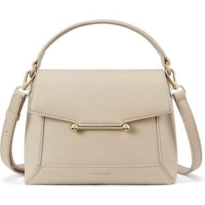 BOSTANTEN Crossbody Bags for Women Vegan Leather Small Purse with Top Handle Shoulder Handbags for Everyday Use (Apricot)