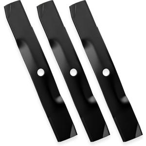 UC22009 M145476 48 inch High Lift Blades for John Deere Z425 Z445 Z355E Z325E Z525E SST18 X300 X304 X320 GX325 GX345 X380 X384 Z355E 48" Deck EZtrak Mower Lawn Tractor Garden M127673 M127500, Black
