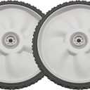 2pcs 490-325-0023 11 x 1.75 in Universal Plastic Wheel for MTD, Craftsman, Toro