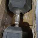 CAP Barbell Coated Hex Dumbbell Weight - Single | 10-120 lbs | Black 