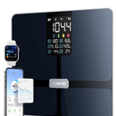 RENPHO Smart Scale with BMI, Body Fat, Muscle Mass, Bluetooth Scale for Body Weight, FSA HSA Store Eligible, 13 Metrics with Large VA Display, Support App Connection, Black, Elis 2X