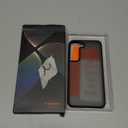 TORRAS Shockproof Galaxy S22 Case, [Military Grade Drop Tested] Translucent Matte Hard Back & Soft Edge Slim Protective for Samsung S22 Case Guardian Series, Black