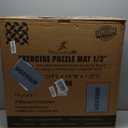 ProsourceFit Puzzle Exercise Mat  in, EVA Interlocking Foam Floor Tiles for Home Gym, Mat for Home Workout Equipment, Floor Padding for Kids, Black, 24 in x 24 in x  in, 48 Sq Ft - 12 Tiles