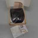 Clip in Bangs, 100% Real Human Hair Dark Brown Fake Bangs Clip in Hair Extensions French Bangs Fringe with Temples Hairpieces for Women Curved Curtain Bangs for Daily Wear