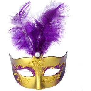 1 PAck Mini Mardi Gras Mask, Small Masquerade Masks Bulk for Mardi Gras Party Decorations 
