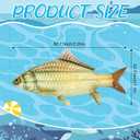 Extra Large Inflatable Fish Pool Float 80 Inch Blow up Realistic Inflatable Fish Fishing Theme Birthday Party Decorations for Summer Pool Birthday Parties Party Favors Supplies Decor Gift, 76.77 x 18.9"