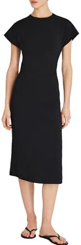 CLUB MONACO Women's Crepe Dress, Black 12