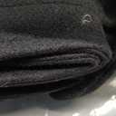 Women Cropped Trench Coat Funnel Neck Wool Jackets Oversized Belted Pea Coats Fall Winter Trendy Casual Outfits 2025 (Small, Black)