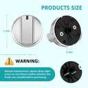 WB03X24818 Compatible for GE Stove Knobs Replacement/GE Gas Stove Knobs Replacement 5packs,PS11729081 AP5989029