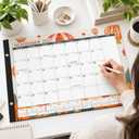 Large Desk Calendar 2027, Oct 2026 - Jun 2028, 21-Month Calendar 2027-2028, 22" x 17"