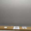 No Drill Cordless Vinyl Mini Blinds,White,33.5" W x 36" H